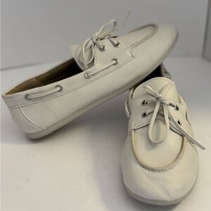 Tommy Bahama Seafairer White Boat Shoes Women’s 8.5